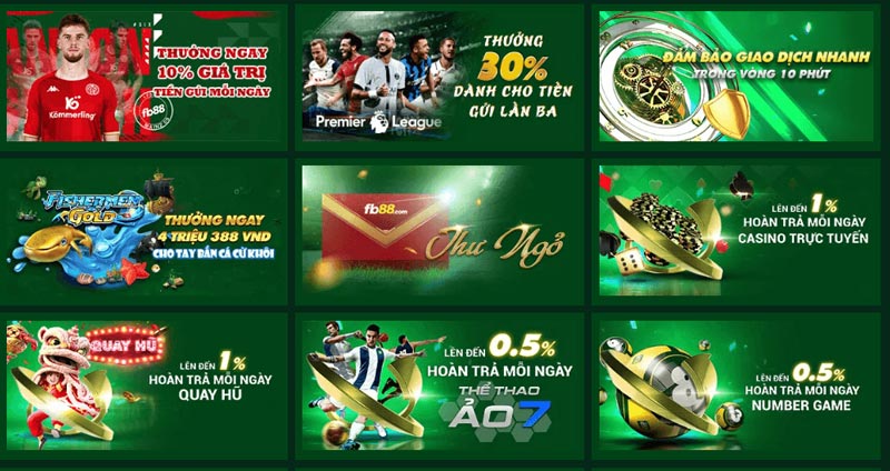 Chính sách ưu đãi và khuyến mãi tại Casino FB88